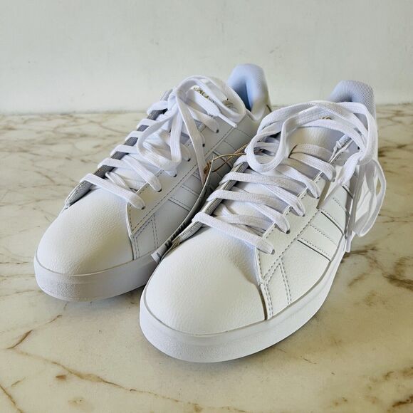 ADIDAS Grand Court Cloudfoam Lifestyle Court Comfort Shoes Cloud White - US 8 - Picture 1 of 11